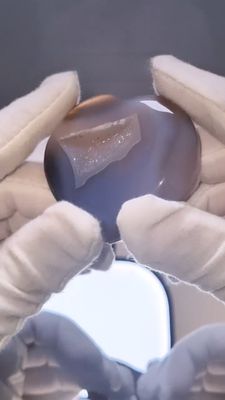 Coeur Agate Druzy numéro 56