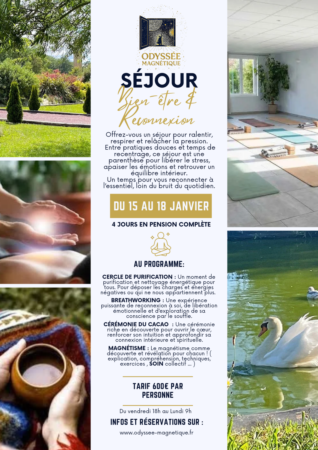 Séjour Bien-Être & Reconnexion avec Remise 1er reglement Séjour Bien-Être & Reconnexion avec Remise 1er reglement