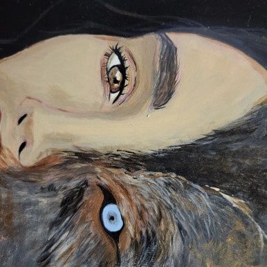 "Metamorphosis" &amp; "Maskulinity" Original Acrylic Paintings