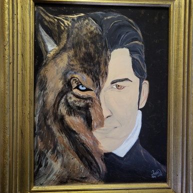 "Metamorphosis" &amp; "Maskulinity" Original Acrylic Paintings