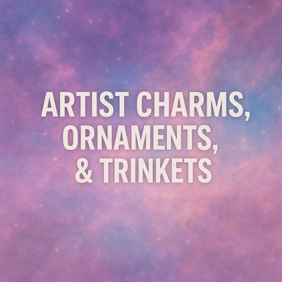 Artist Charms, Ornaments, and Trinkets