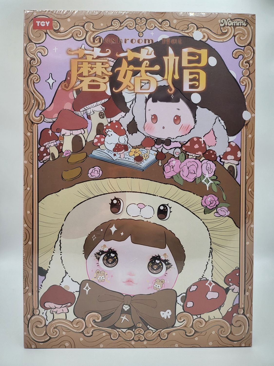 Nommi – “Mushroom Hat” 400% Plush Blind Box (Single Sealed Box)