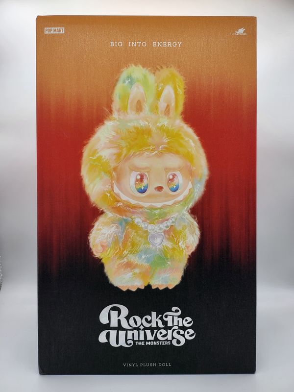 POP MART – The Monsters “Rock the Universe” Vinyl Plush Doll (Big into Energy Series) – Sealed
