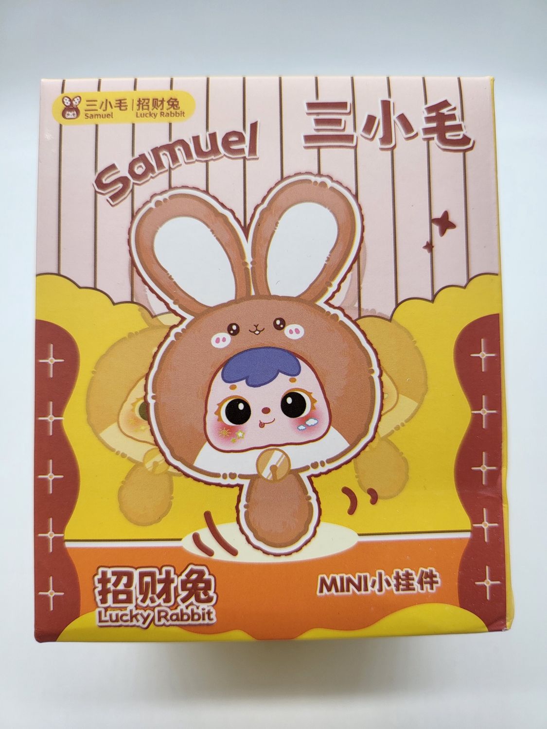 Samuel “Mini Lucky Rabbit” Pendant Surprise Box – Full Sealed Case (12 pcs) – Happy Moments Series