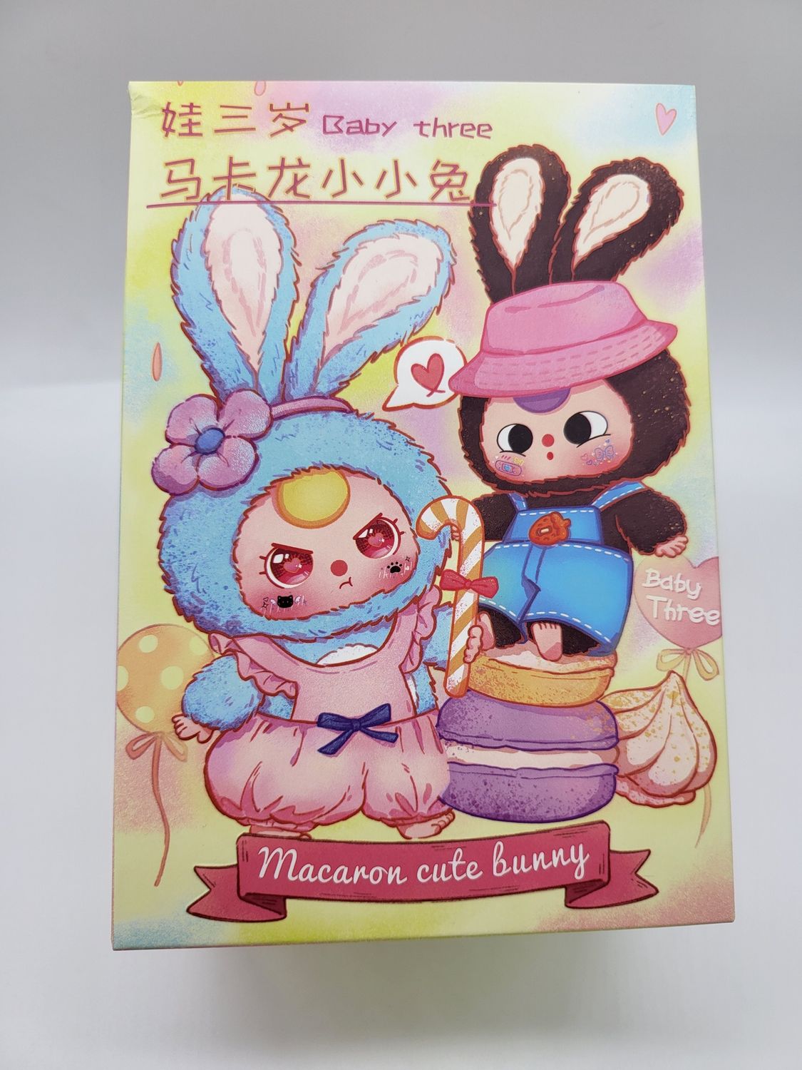 Baby Three – Macaron Cute Bunny Plush Blind Box