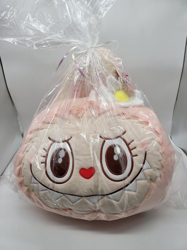 Popland × Pop Mart – Mokoko Pink Pillow Plush (Pink Variant) — Brand New