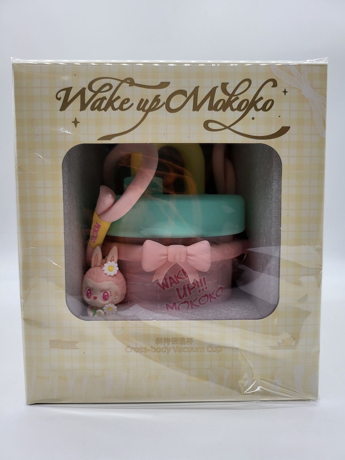 Wake Up Mokoko – Cross-Body Vacuum Cup (Thermos Bottle + Carry Strap)