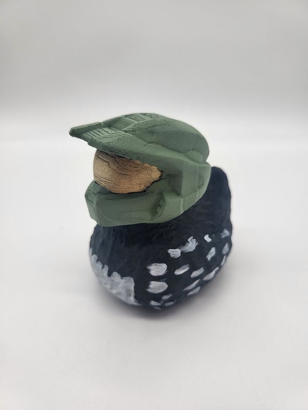3D Printed Halo &#39;Master Chief&#39; Loon Duck