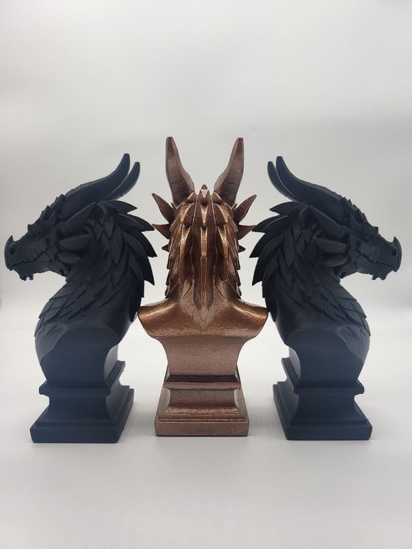 3D Printed Dragon Statue