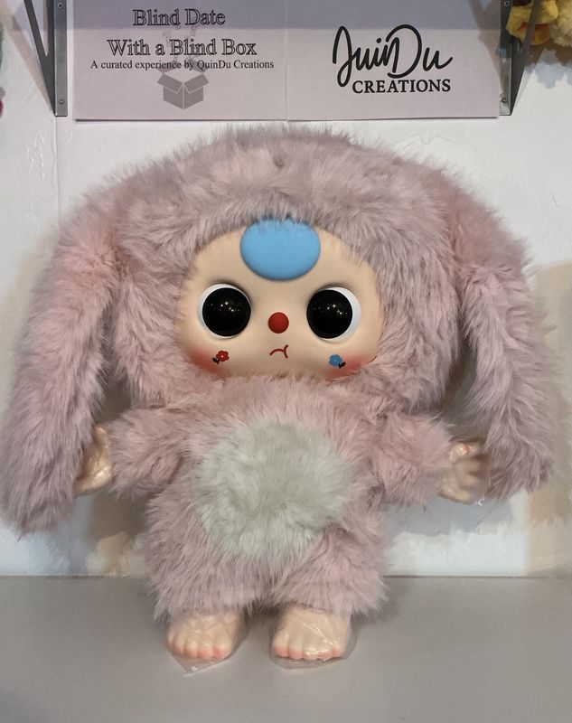 Baby Three Big Bunny- CONFIRMED - 1000% Plush Bunny (Boba Eyes &amp; Blue Hair)