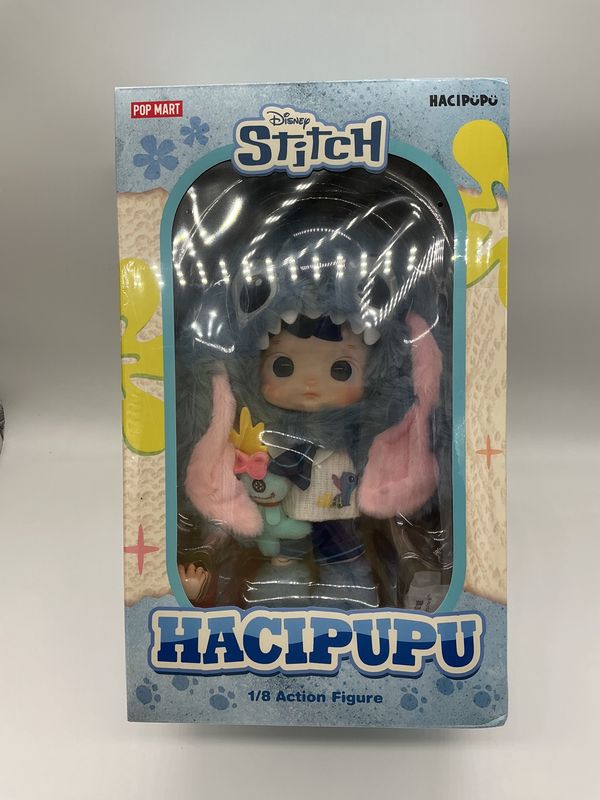 Pop Mart × Disney Hacipupu – Stitch 1/8 Action Figure (Sealed)