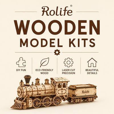 Rolife Wooden Model Kits