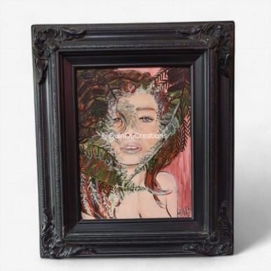 "Mother Nature" Original Acrylic Painting on Wood 2019