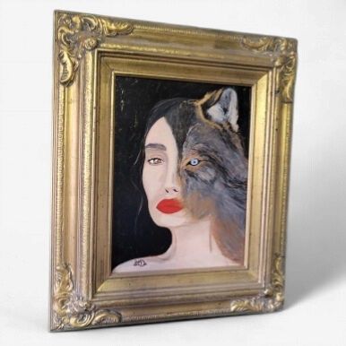 "Metamorphosis" &amp; "Maskulinity" Original Acrylic Paintings