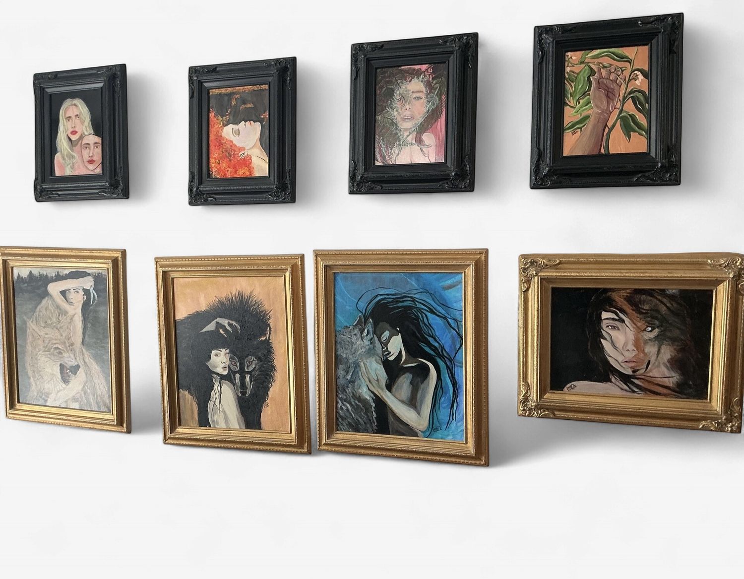 "Escort" Original Acrylic Painting on Canvas