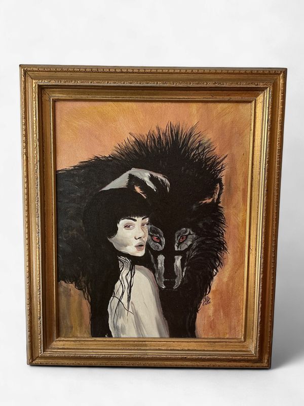 "Escort" Original Acrylic Painting on Canvas