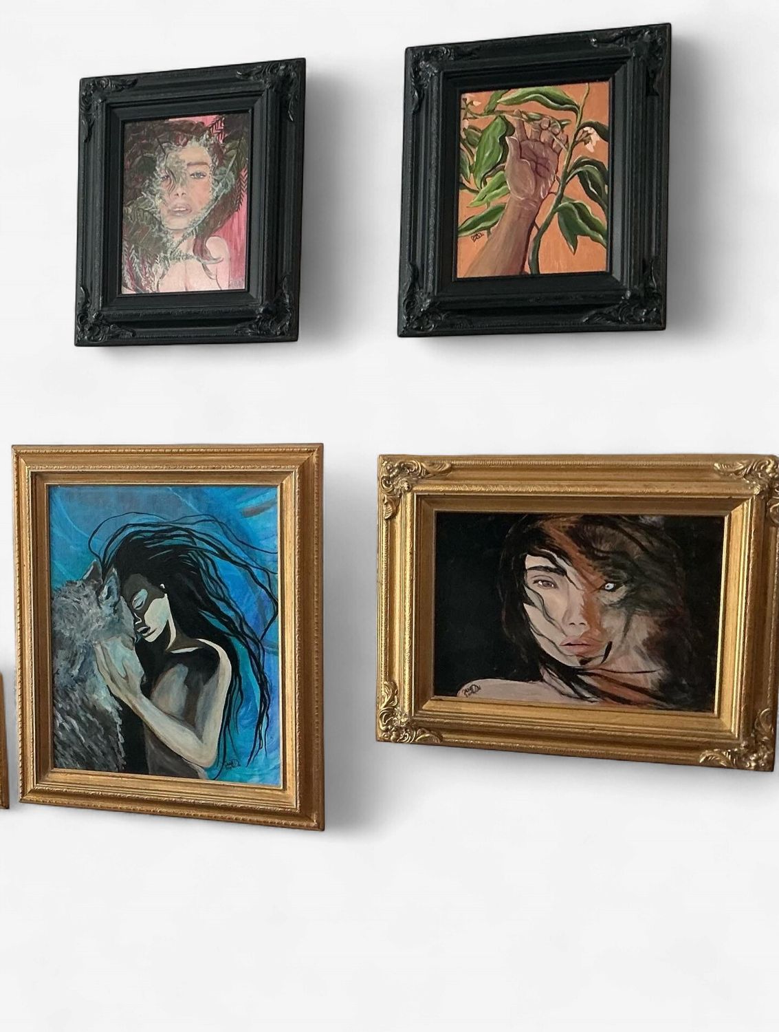 "Escort" Original Acrylic Painting on Canvas