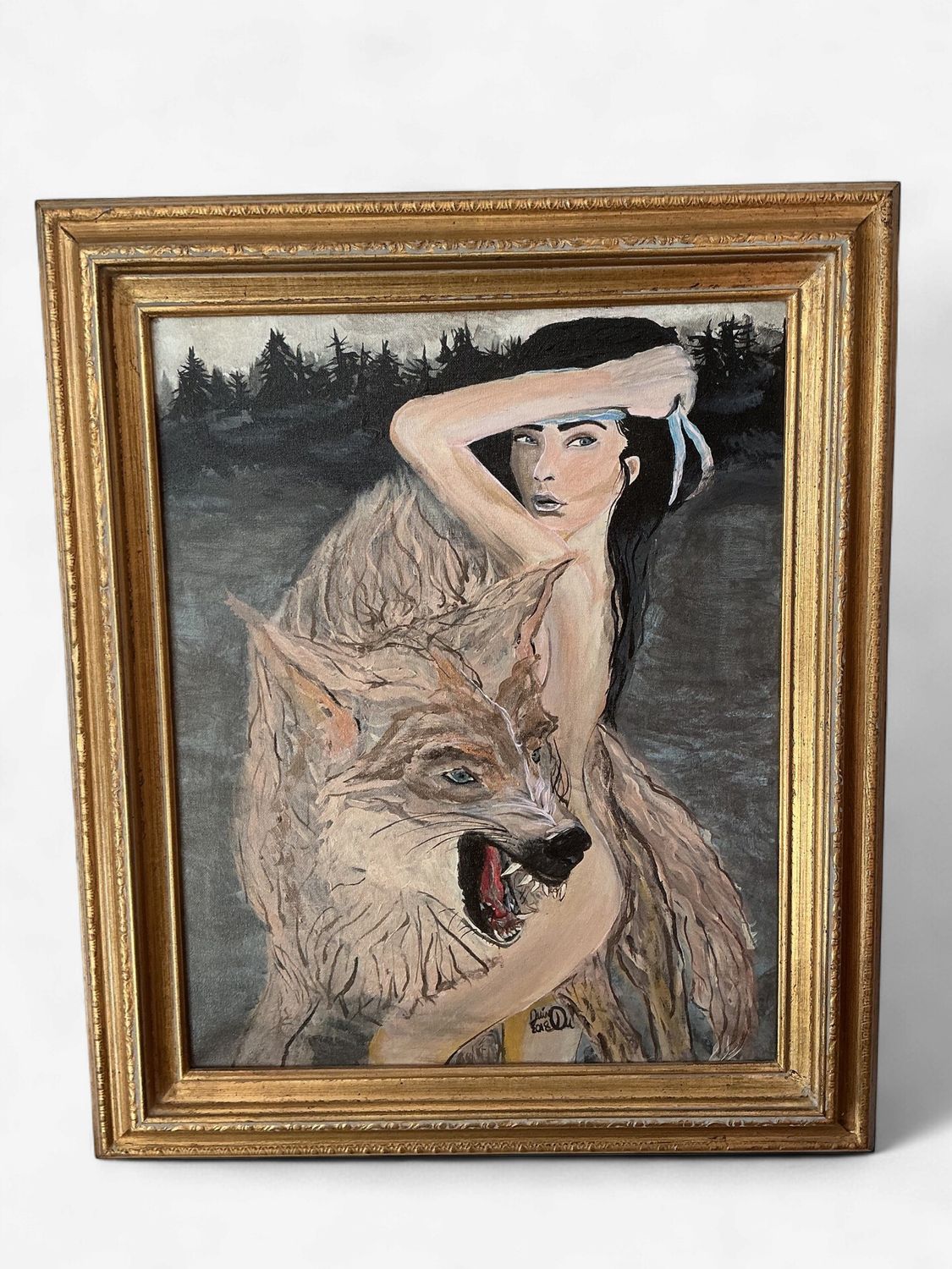 "Provoked" Original Acrylic Painting on Canvas 2018