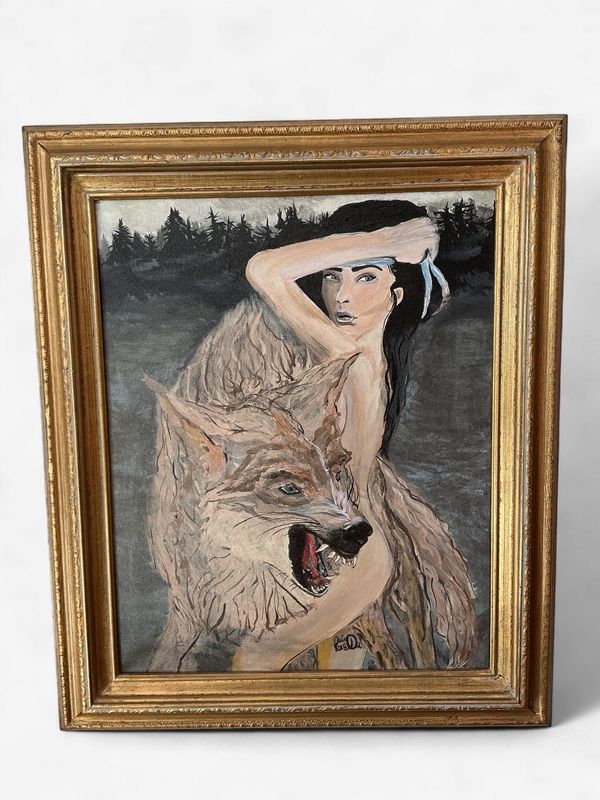 "Provoked" Original Acrylic Painting on Canvas 2018