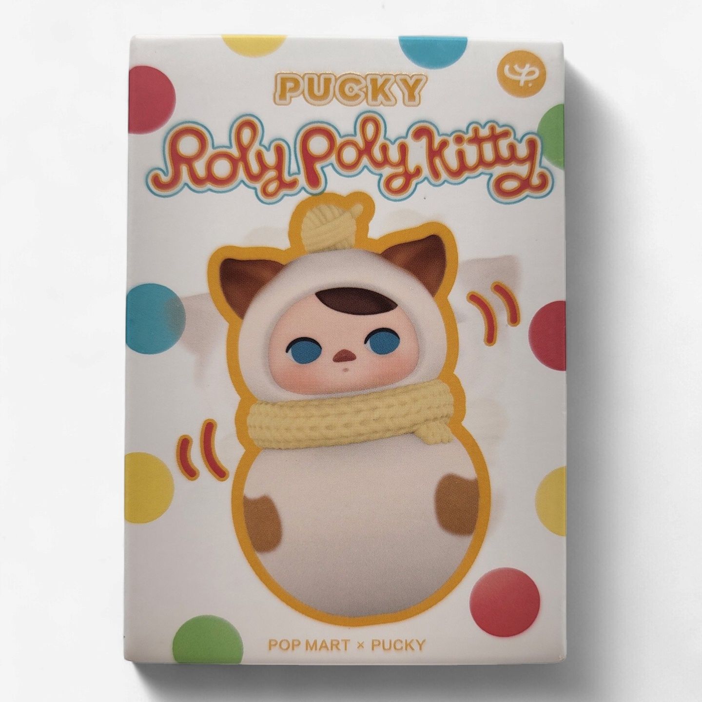 POP MART PUCKY Roly‑Poly Kitty Series Vinyl Plush Blind Box