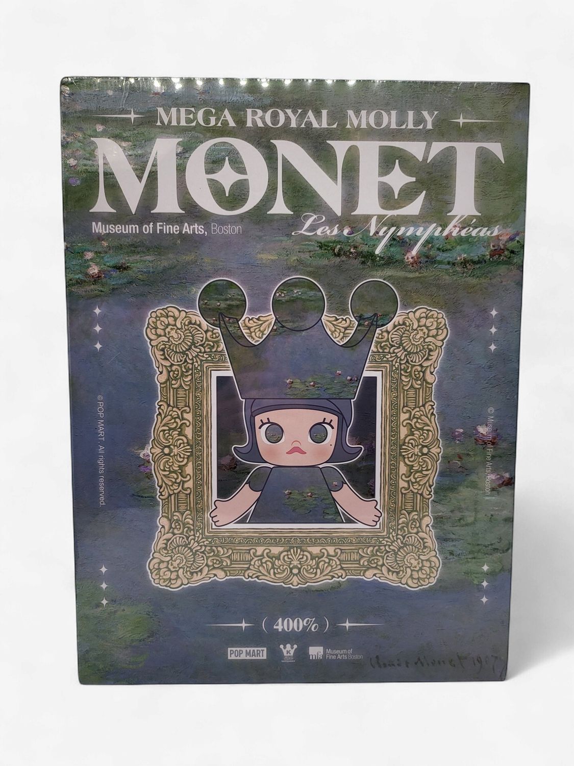 POP MART – Mega Royal Molly 400% “Monet: Les Nymphéas” (Museum of Fine Arts, Boston)