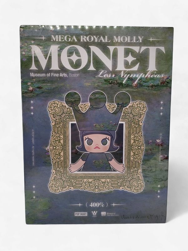 POP MART – Mega Royal Molly 400% “Monet: Les Nymphéas” (Museum of Fine Arts, Boston)