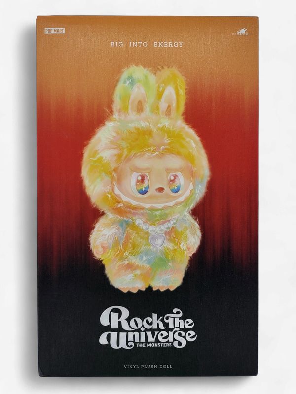POP MART – The Monsters “Rock the Universe” Vinyl Plush Doll (Big into Energy Series) – Sealed