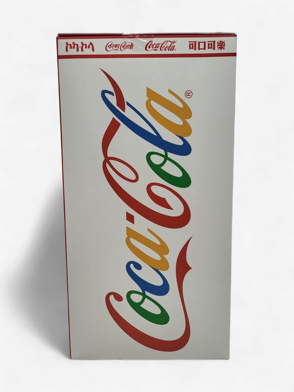 POP MART × Coca-Cola — Mega Space Molly 400% (Team Coca-Cola Edition)