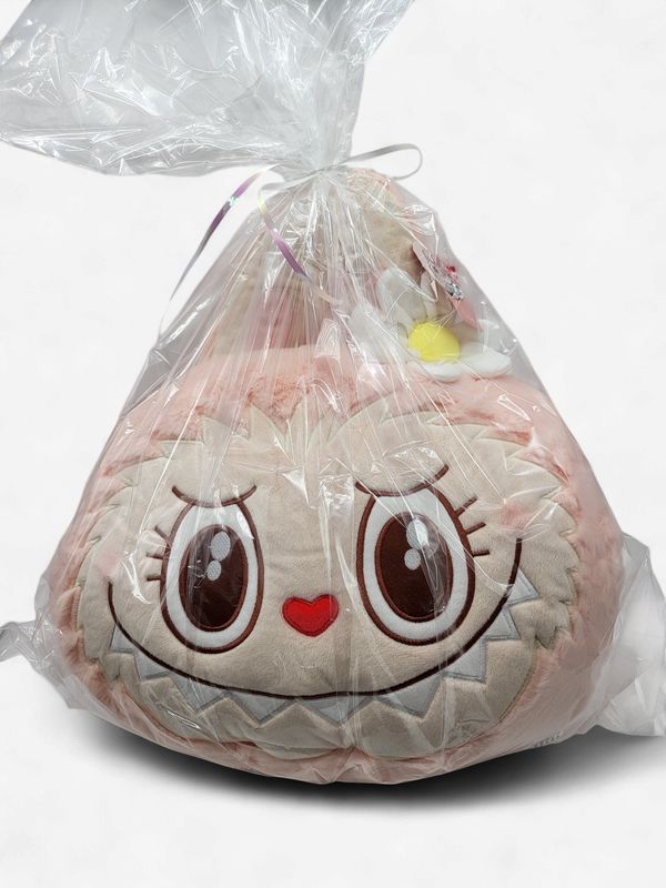 Popland × Pop Mart – Mokoko Pink Pillow Plush (Pink Variant) — Brand New