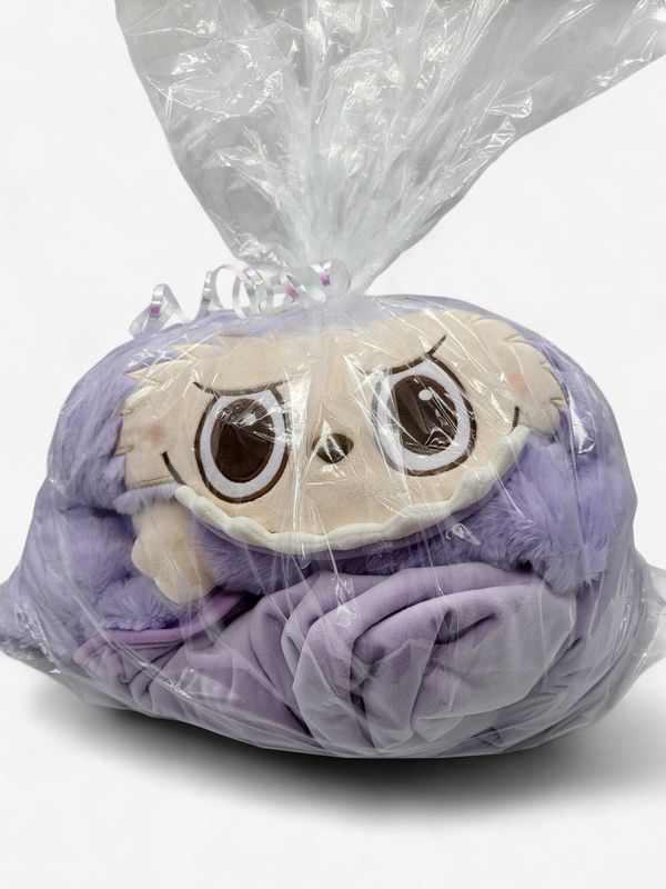 Popland × Pop Mart – Mokoko Blanket (Purple Variant) — Brand New