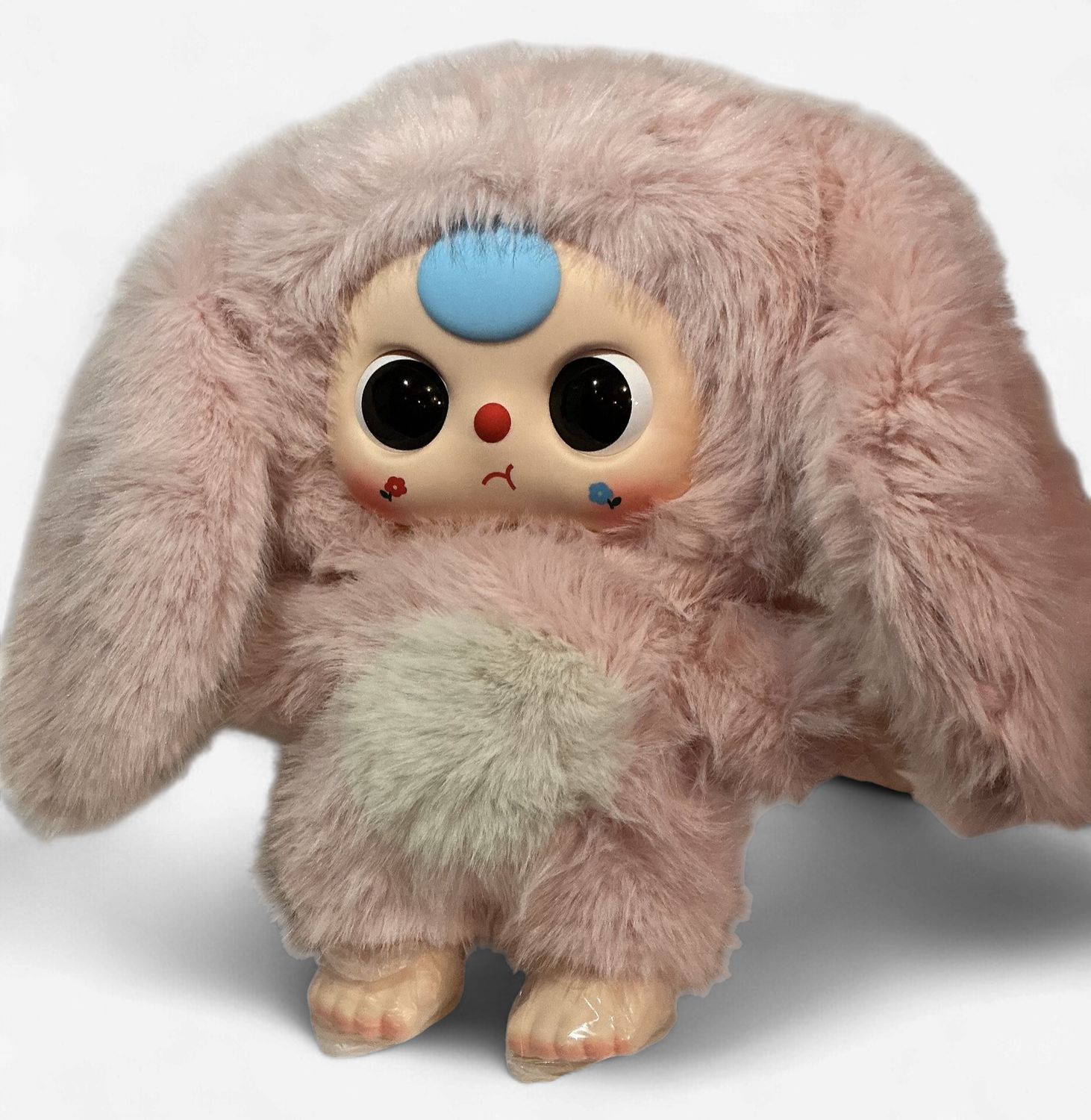 Baby Three Big Bunny- CONFIRMED - 1000% Plush Bunny (Boba Eyes &amp; Blue Hair)