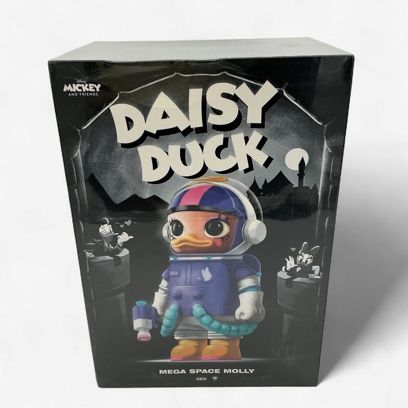 POP MART × Disney – Daisy Duck Mega Space Molly 400% Figure (Brand New / Sealed)
