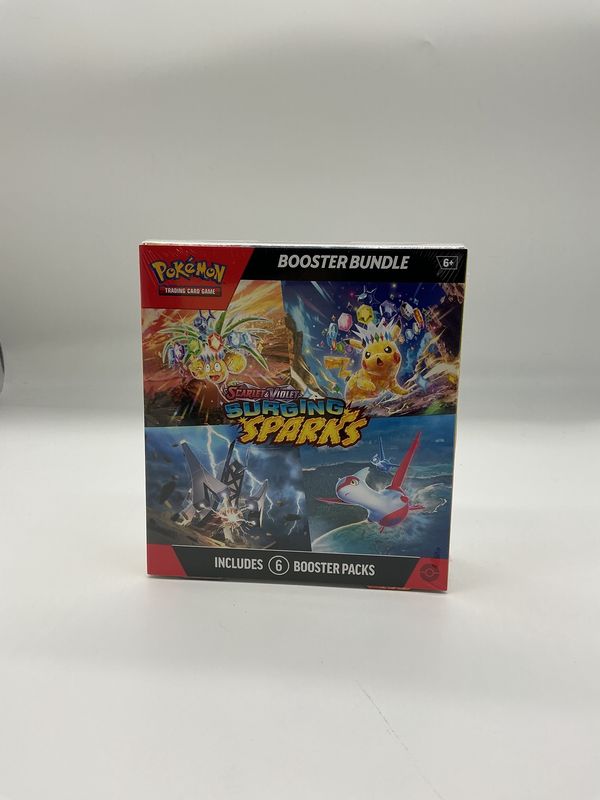 Pokémon TCG Scarlet &amp; Violet — Surging Sparks Booster Bundle (6 Boosters, Sealed)