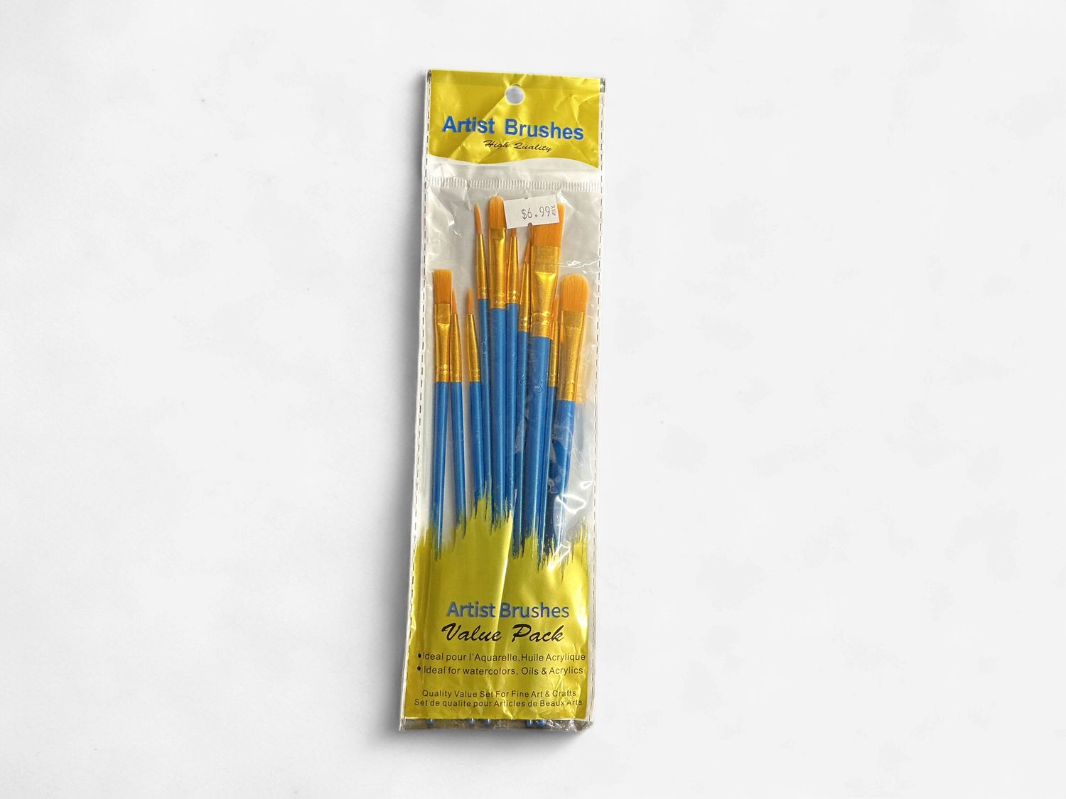 Multi-Purpose Paint Brush Set (10-Piece)