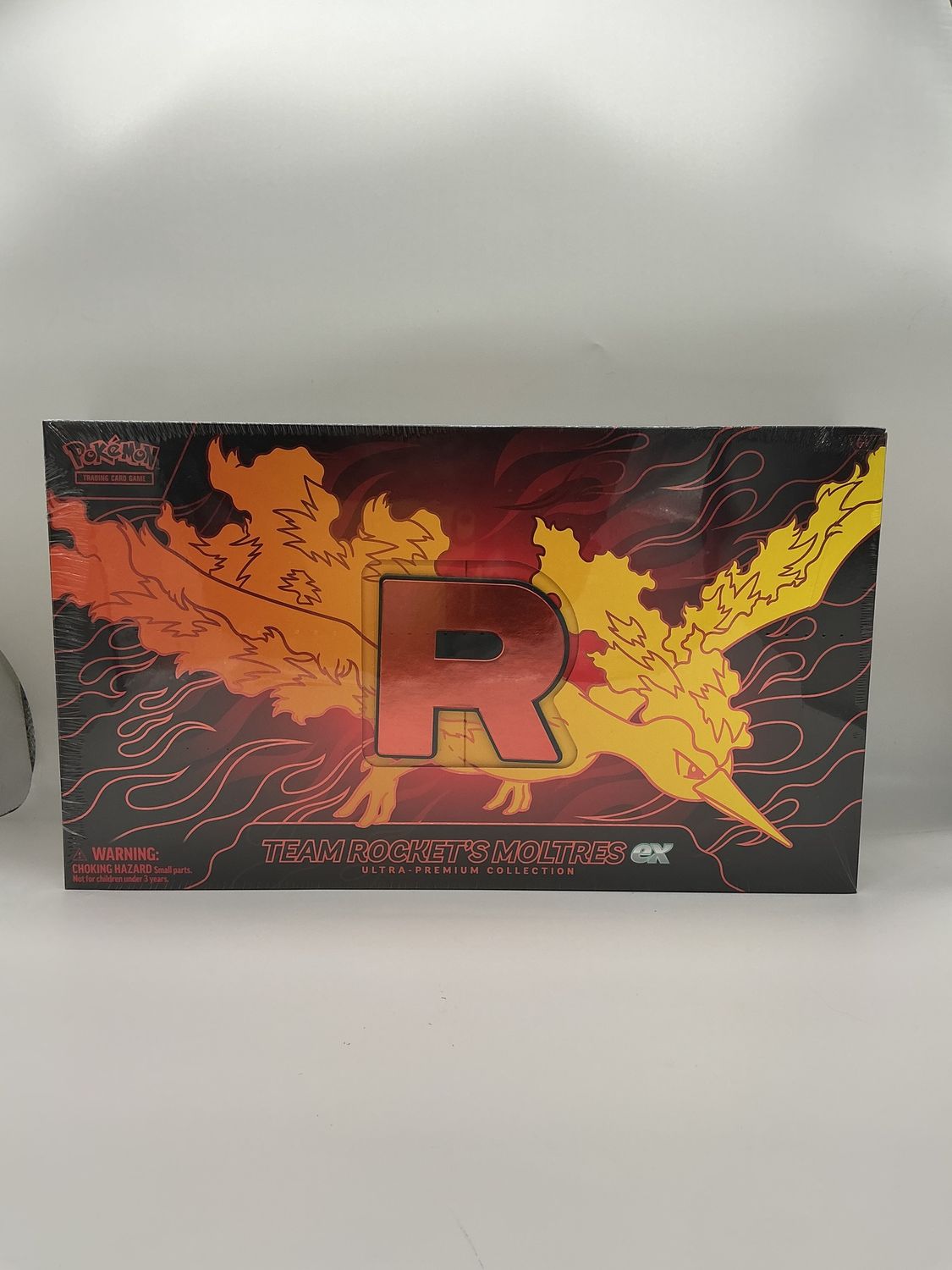 Pokémon TCG Team Rocket’s Moltres ex Ultra-Premium Collection (Sealed)
