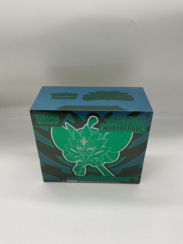 Pokémon TCG Scarlet &amp; Violet — Twilight Masquerade Elite Trainer Box – Sealed