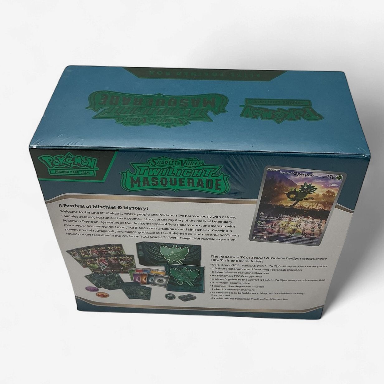 Pokémon TCG Scarlet &amp; Violet — Twilight Masquerade Elite Trainer Box – Sealed