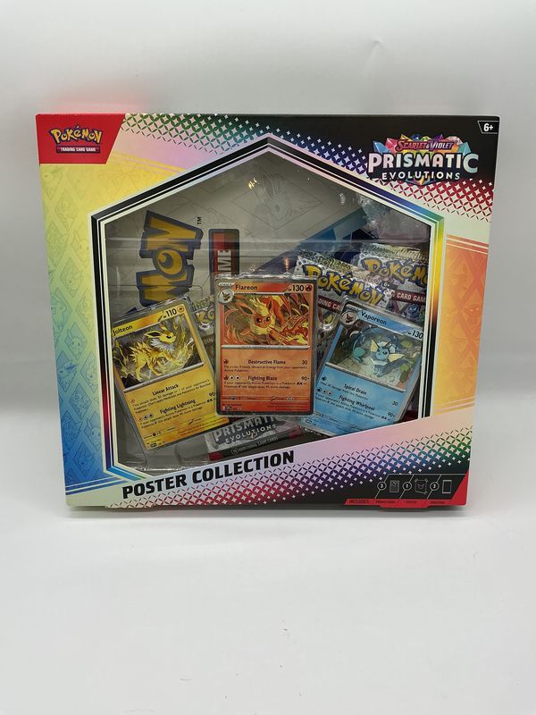 Pokémon TCG: Scarlet &amp; Violet – Prismatic Evolutions Poster Collection