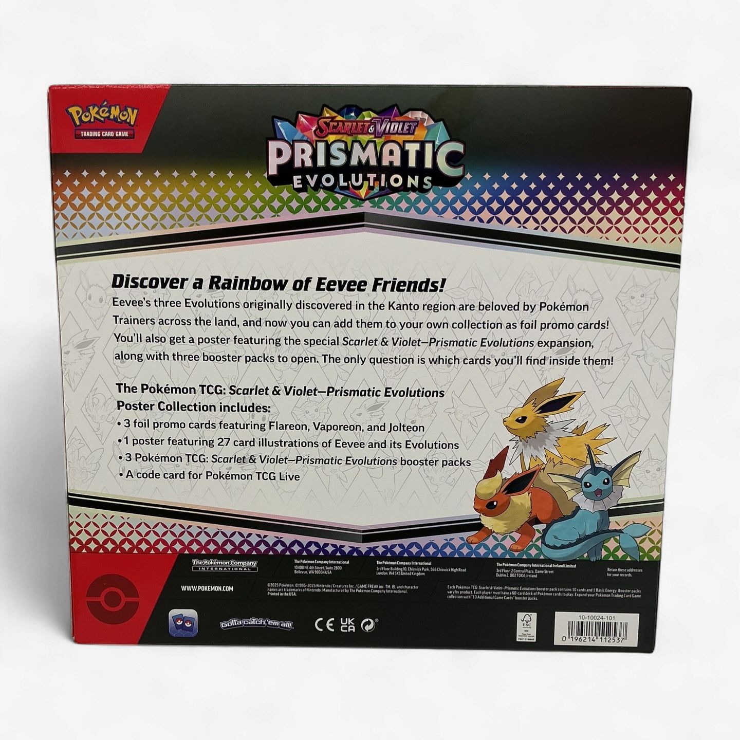 Pokémon TCG: Scarlet &amp; Violet – Prismatic Evolutions Poster Collection