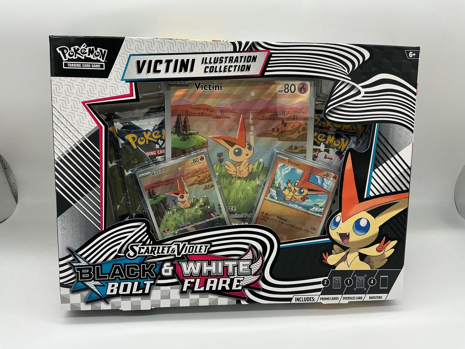 Pokémon TCG: Victini Illustration Collection – Black Bolt &amp; White Flare