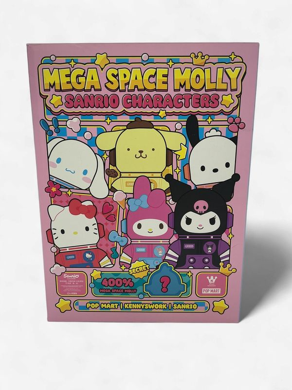 Mega Space Molly 400% — Kuromi (Sanrio Characters) Open Box / Confirmed