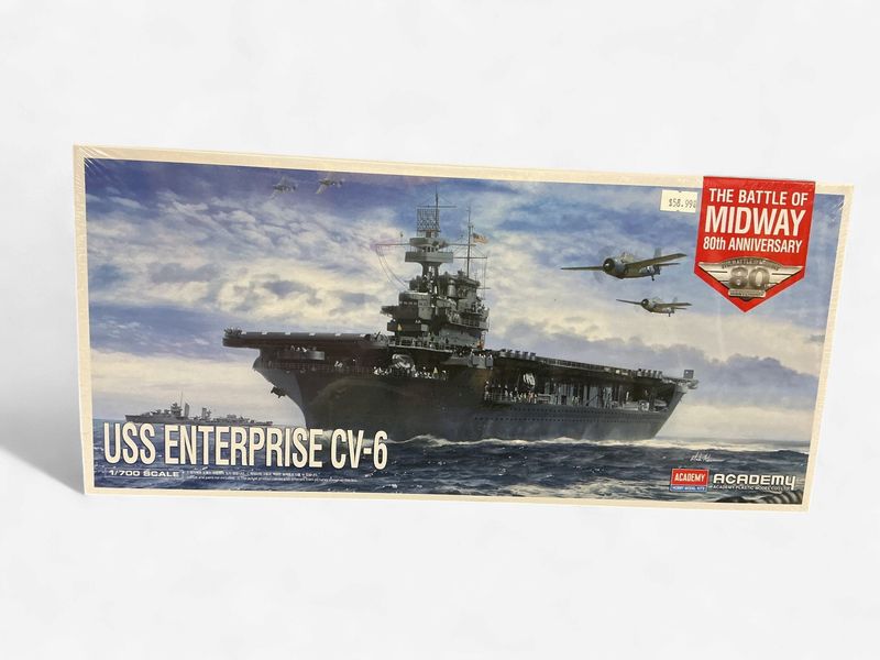 Academy 1/700 USS Enterprise CV-6 “Battle of Midway” Plastic Model Kit