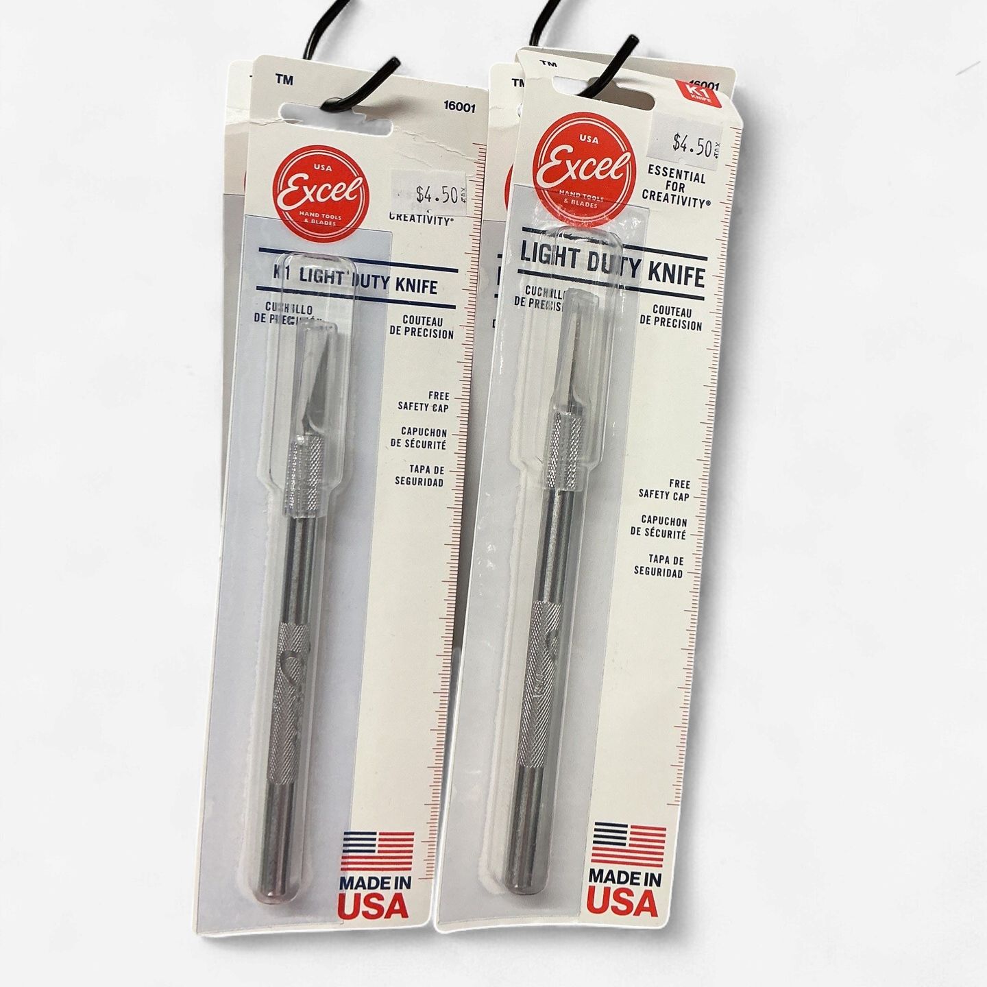 Excel K1 Light Duty Hobby Knife w/ Safety Cap