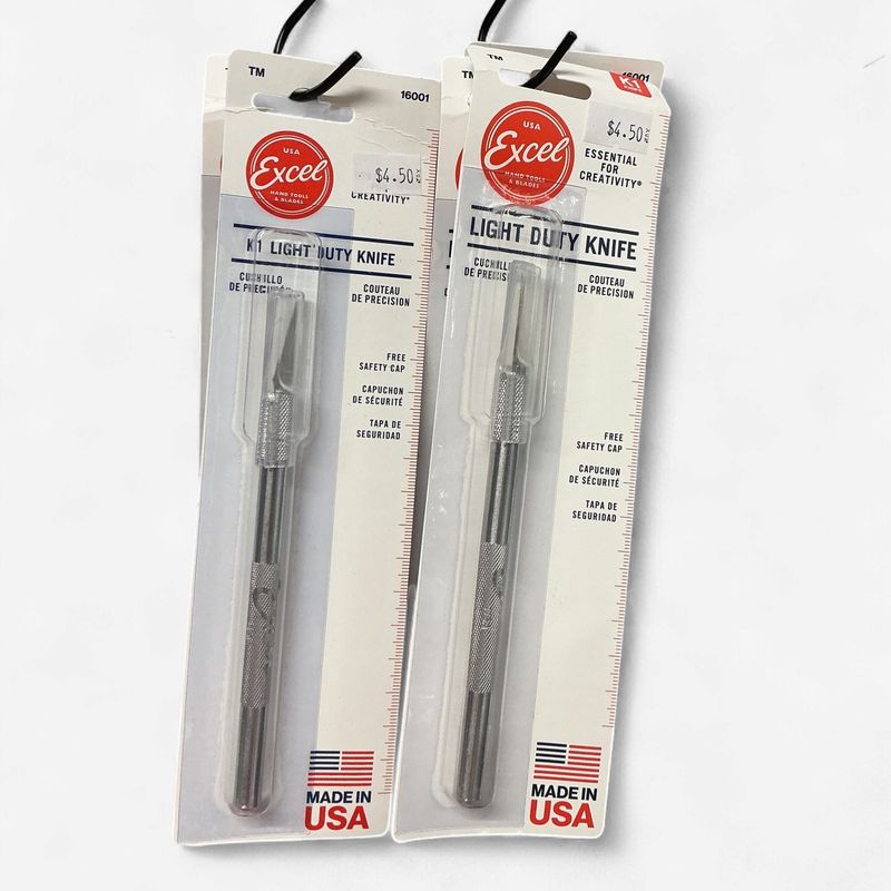 Excel K1 Light Duty Hobby Knife w/ Safety Cap