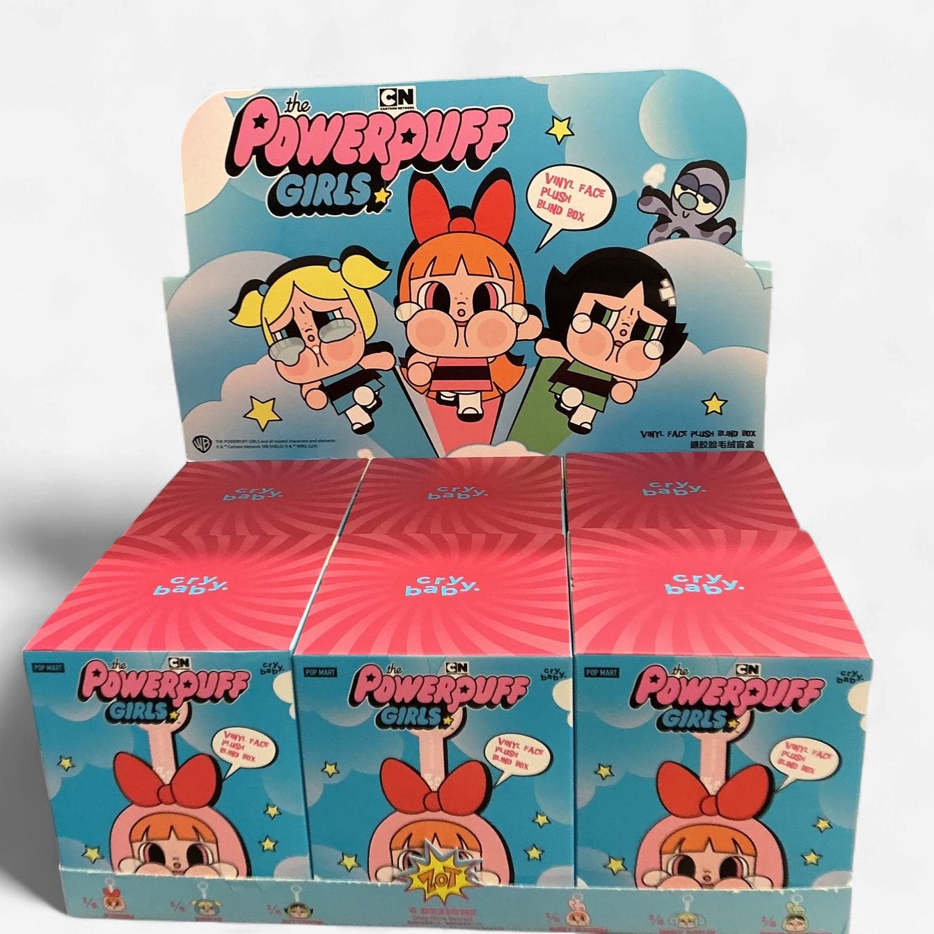 Powerpuff Girls Crybaby Vinyl Face Plush Blind Box (Single)