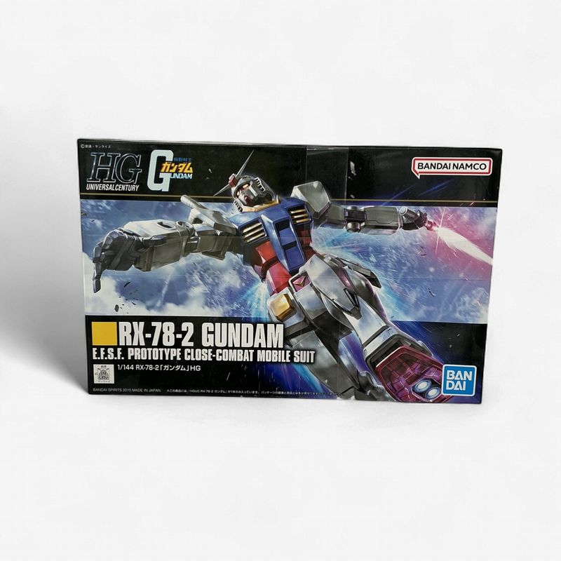 HG RX-78-2 Gundam (1/144) – E.F.S.F. Prototype Close-Combat Mobile Suit – Bandai