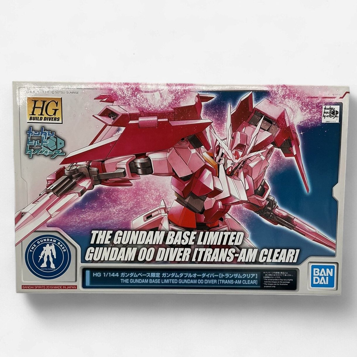 Bandai HG Gundam Base Limited Gundam 00 Diver [Trans-Am Clear] (1/144)