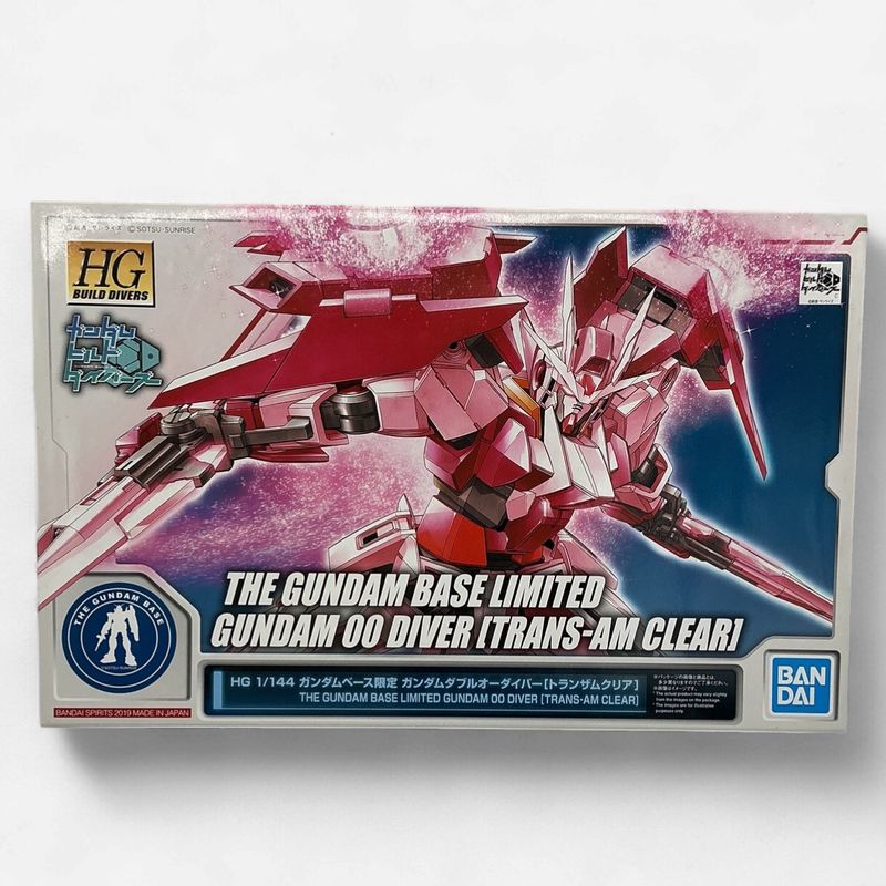 Bandai HG Gundam Base Limited Gundam 00 Diver [Trans-Am Clear] (1/144)