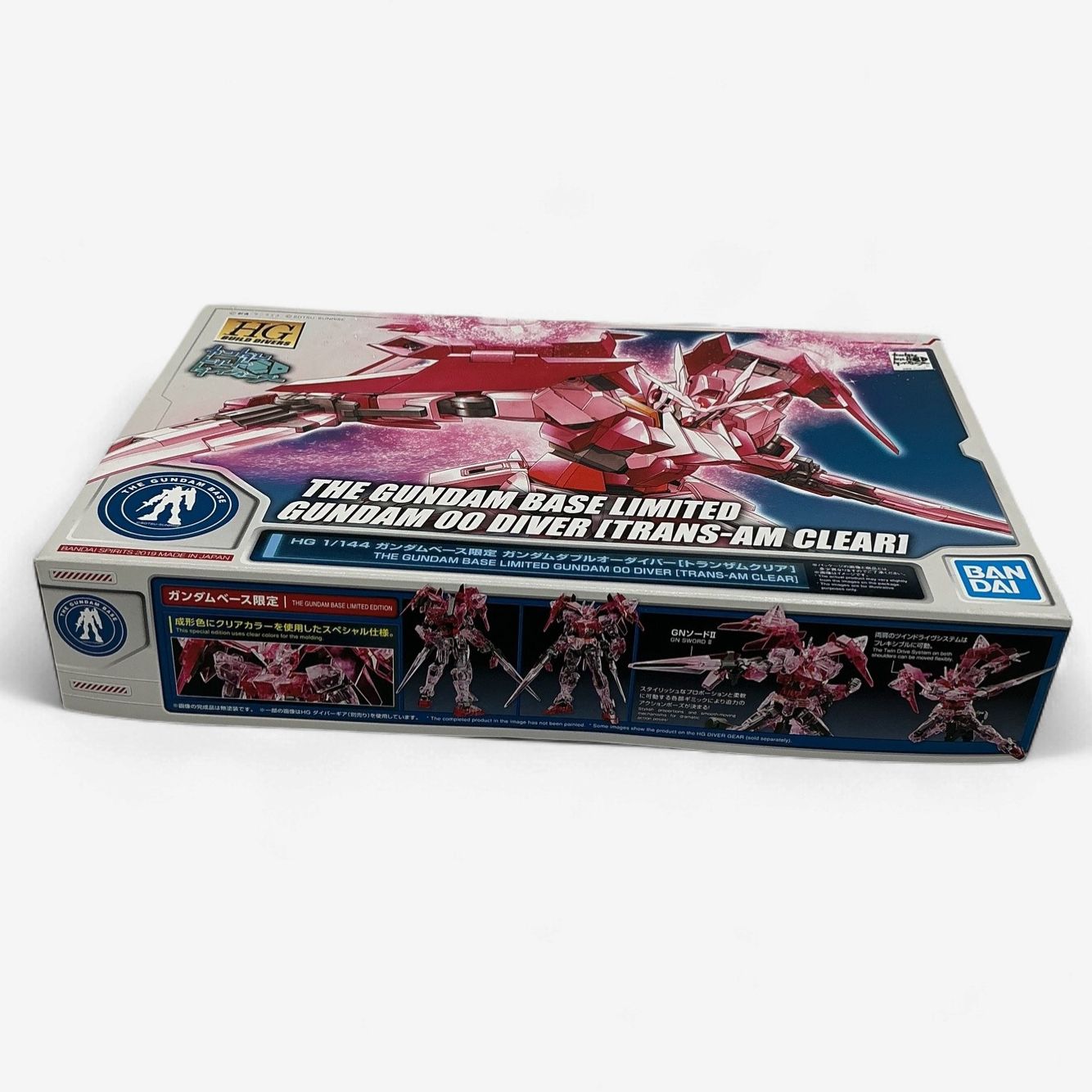 Bandai HG Gundam Base Limited Gundam 00 Diver [Trans-Am Clear] (1/144)