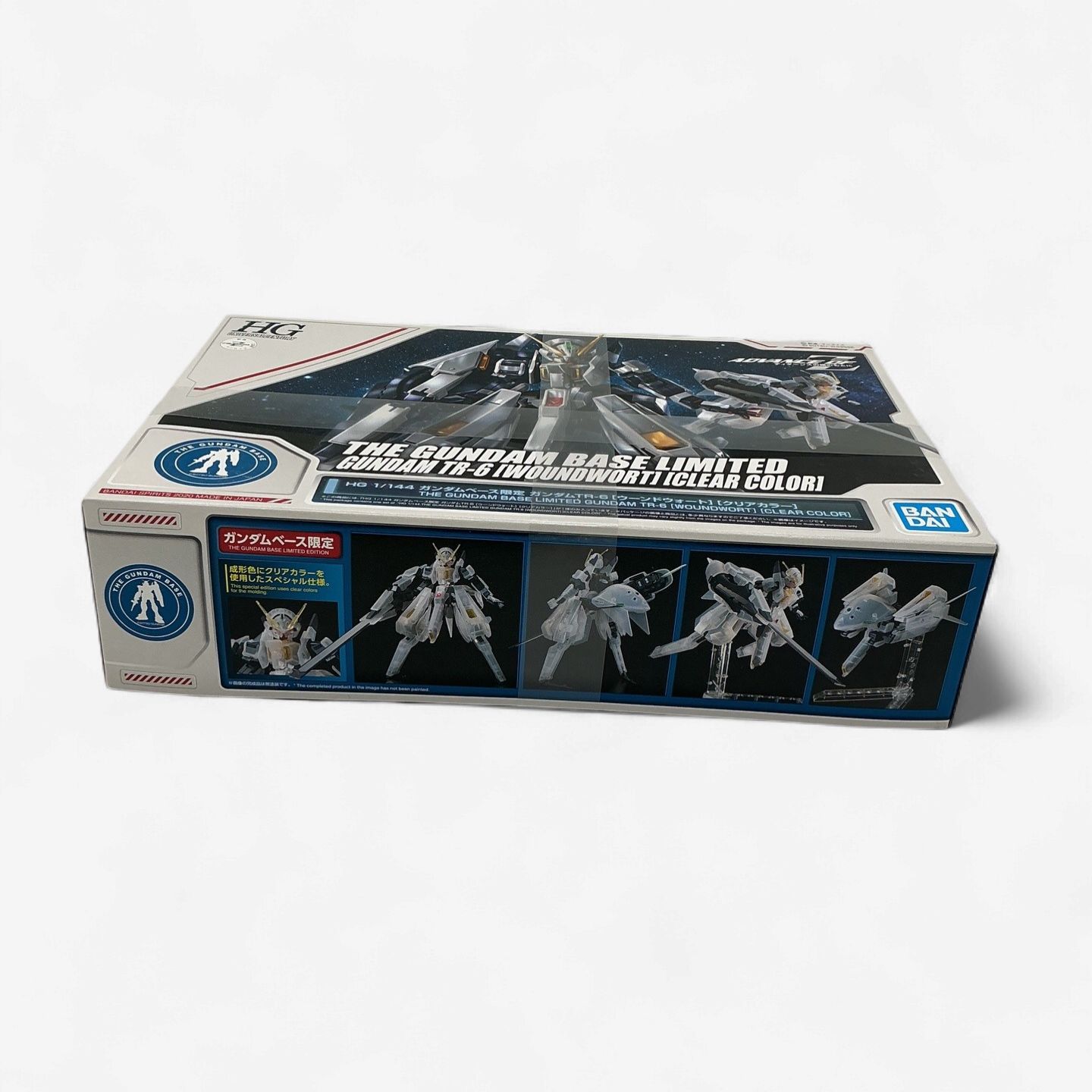 HG 1/144 Gundam Base Limited Gundam TR-6 [Woundwort] (Clear Color) – Bandai Spirits Gunpla Model Kit